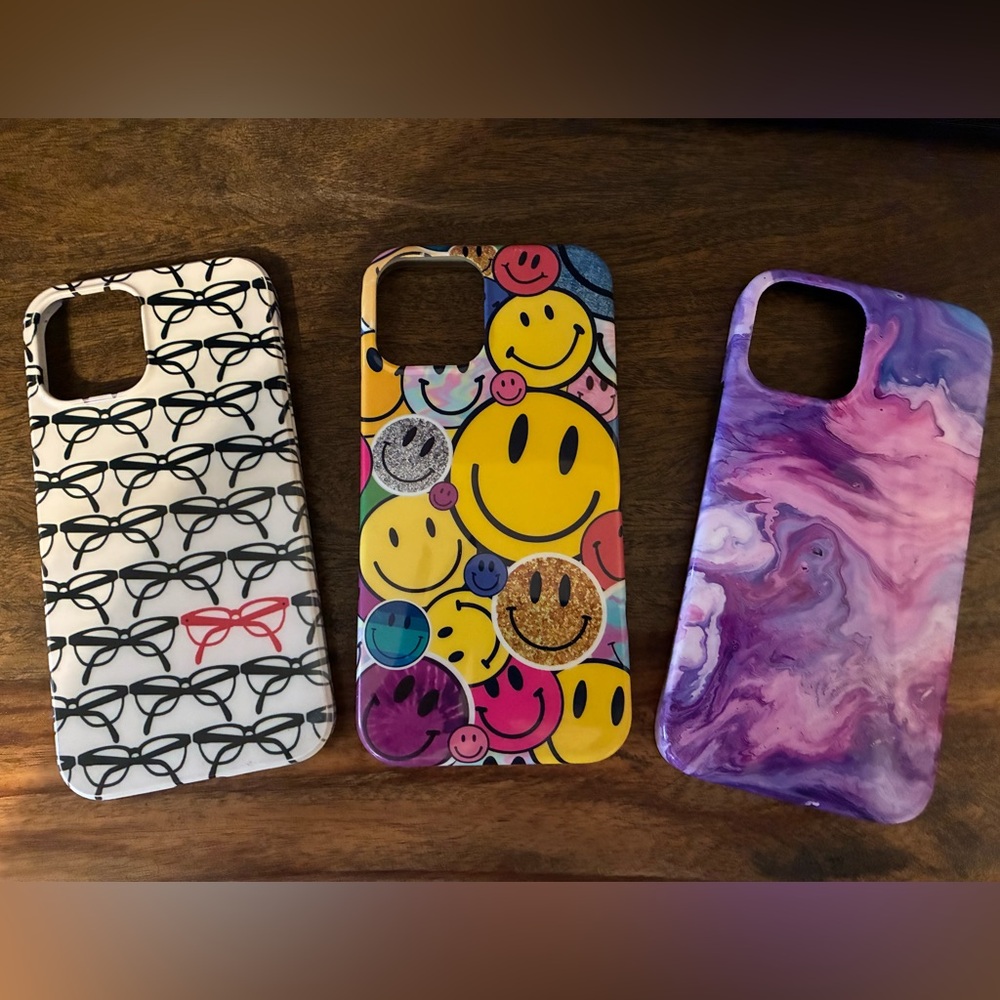 iPhone 12. Stylish Phone Case Set - Multicolor Designs